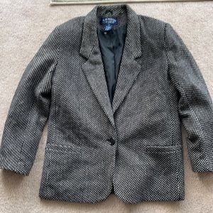 Vintage E.H. Woods shabby chic wool blend blazer